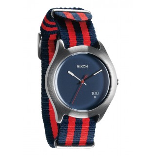 NIXON Quad Navy/Red Nylon 